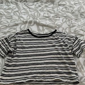 striped crop top